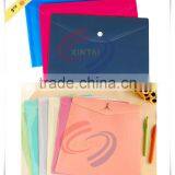 customized A4 size pp plastic pocket file folder with inserts