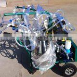 China best selling double barrel milking machine for cows and goats