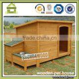 SDD0603 Flat Roof Decorative Outdoor Wooden Pet House for Cats Dog thumbnail-1
