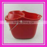 Plastic Mop Bucket With Wheels thumbnail-1