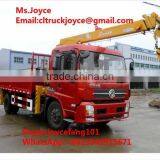 8 Tons Telescopic Boom Truck Mounted Crane 7 Ton Truck With Crane