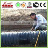 Large Diameter Black and White Plastic Polyethylene Pipe thumbnail-4