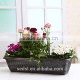 we Looking for Distributors,PP Plastic Type and Not Coated Finishing Painted Flower Pot Long Flowerpots