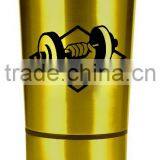 Custom Printing Logo 24 Counce #304 18/8 Stainless Steel BPA Free Water Bottle Detachableshaker Protein/whey/supplements/workout thumbnail-1