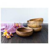Handmade Wooden Flat Bowl thumbnail-3