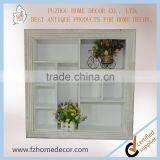 Antique Hanging Wooden Wall Shelf With Distressing thumbnail-2