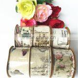 China Wholesale New Design Cotton Linen Ribbon thumbnail-1