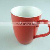 Ceremic Mugs,cheap Stock Red Color Glazed Coffee Mugs,12oz Ceramic Coffee Mugs thumbnail-3