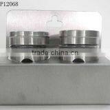 Pratical High Quality Stainless Steel Spice Jar With Metal Stand thumbnail-1