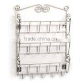 3 Tiers Office Kitchen Wall Mount Organizer Mail Holder With Key Rack Holder thumbnail-2