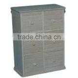 FSC Unfinished Wooden Desktop Orgnizer With Drawer Wholesale thumbnail-1