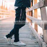 2017 Summer New Locomotive Jeans Elastic Skinny Pants With Side Zip thumbnail-1