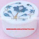 Excellent Quality Round Marble Inlay Box, Corporate Gift thumbnail-1