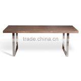 Outdoor Dining Table With Stainless Steel Base thumbnail-1