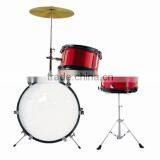 3- Piece Children Drum Set in Red With Throne