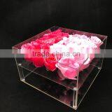 China Factory Custom Transparent Acrylic Rose Flower Box thumbnail-3
