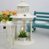 Outdoor Decorative House Style OEM Metal Lantern Candle Holders thumbnail-6