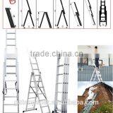 Aluminum Folding Scaffold Multi-Purpose Ladder 12.5-Feet / 350 lb thumbnail-2