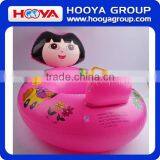 TY86818 Lovely Thick Popular Girl Design Inflatable Boat Swimming Ring thumbnail-1