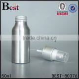 50ml Aluminum Bottle Silver Aluminum Spray Bottle for Cosmetic Water Toner Perfume China Suppliers thumbnail-4