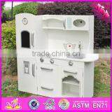 2017 High Quality Kids Wooden Pretend Play Kitchen,popular Pretend Play Kitchen, Children Toy Pretend Play Kitchen W10C214 thumbnail-2