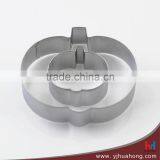 2 Pcs Stainless Steel Apple Shaped Cookie Cutter Set,Biscuit Cutter Set (HCM-M28) thumbnail-1