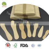 Blank Paper Wrapped Birch Wooden Ice Cream Spoon thumbnail-1