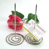 Wonderful Sale Metal Clip Menu Inset Paper Holder Pins for Office Schook Hotel Wedding Household Use
