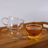 Mini Glass Cup for Coffee and Tea Kungfu Tea Cup Glass Wine Cup Wholesale Glass Cup for Resturant and Hotel thumbnail-4