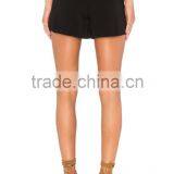 Factory Price Fashion Design Wholesale Girls Black Ruffle Shorts thumbnail-2