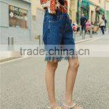 Summer Fashion Design Outdoor Girls Jean Half Pants China thumbnail-3