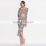 Two Piece Porm Dress Latest Wholesale Dress Designs for Ladies thumbnail-3