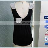 Hot Sale Knitted Fashion Beading Ladies Red Tank Top thumbnail-2