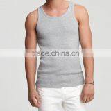 Wholesale Blank 100% Cotton Tank Top Men thumbnail-1