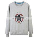 100% Polyester Printing High Quality Long Sleeve T-shirt Men Custom thumbnail-2