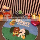 S65602A Kids Room Floor Carpet Round Game Mats Circular Flight Chess Baby Crawling Blanket thumbnail-4