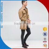 Factory Directly Selling Double-breasted Long Jacket thumbnail-4