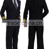 Juqian High Quality Custom Suits Design Unisex Airline Pilot Uniform Clothing AviatorJacket/Unisex Pilot Uniform Suit thumbnail-4