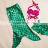 Girls Boutique Mermaid Tail Swimming Suits Fish Scale Mermaid Bathing Suit Wholesale Swimming Mermaid Tail for Kids thumbnail-5