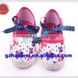 Newborn Antiskid Safety Baby Girls Bowknot Prewalker Shoes thumbnail-1