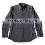 2015 Hot Sell Wholesale Men's Custom Blank Organic Cotton Shirts thumbnail-4