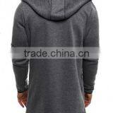 Men's 100% Cotton Heavyweight Longline Hoodies thumbnail-2