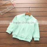 Wholesale High Quality Solod Color Casual Style Baby Girl Jacket Coat thumbnail-5