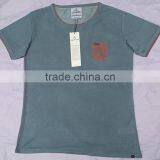 2018 Blue Men's Single Chest Pokcet Double Collar T Shirts thumbnail-1