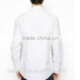 2016 Wholesale 100% Cotton Button Down Collar Long Sleeve Men's White Oxford Shirt thumbnail-2