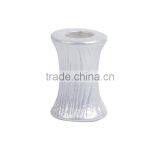 Zinc Based Alloy Spacer Beads Bobbin Matt Silver thumbnail-1