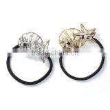 Acrylic Imitation Pearl Ties Shell White Starfish Pattern Elastic Hair Loop thumbnail-3