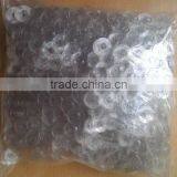 New Clear Plastic Empty Sewing Bobbins For Brother Janome Sewing Embroidery Machines , 500PCS/Bag 75d/2 , Top Deals thumbnail-2