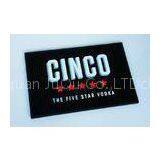 Black Square the Best Price Pvc Bar Mat , Bar Drink Mat CINCO Logo
