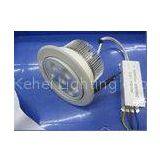 21W High Power 50 / 60Hz 110mm Diameter 910lm CW Lumen LED Ceiling Spotlights